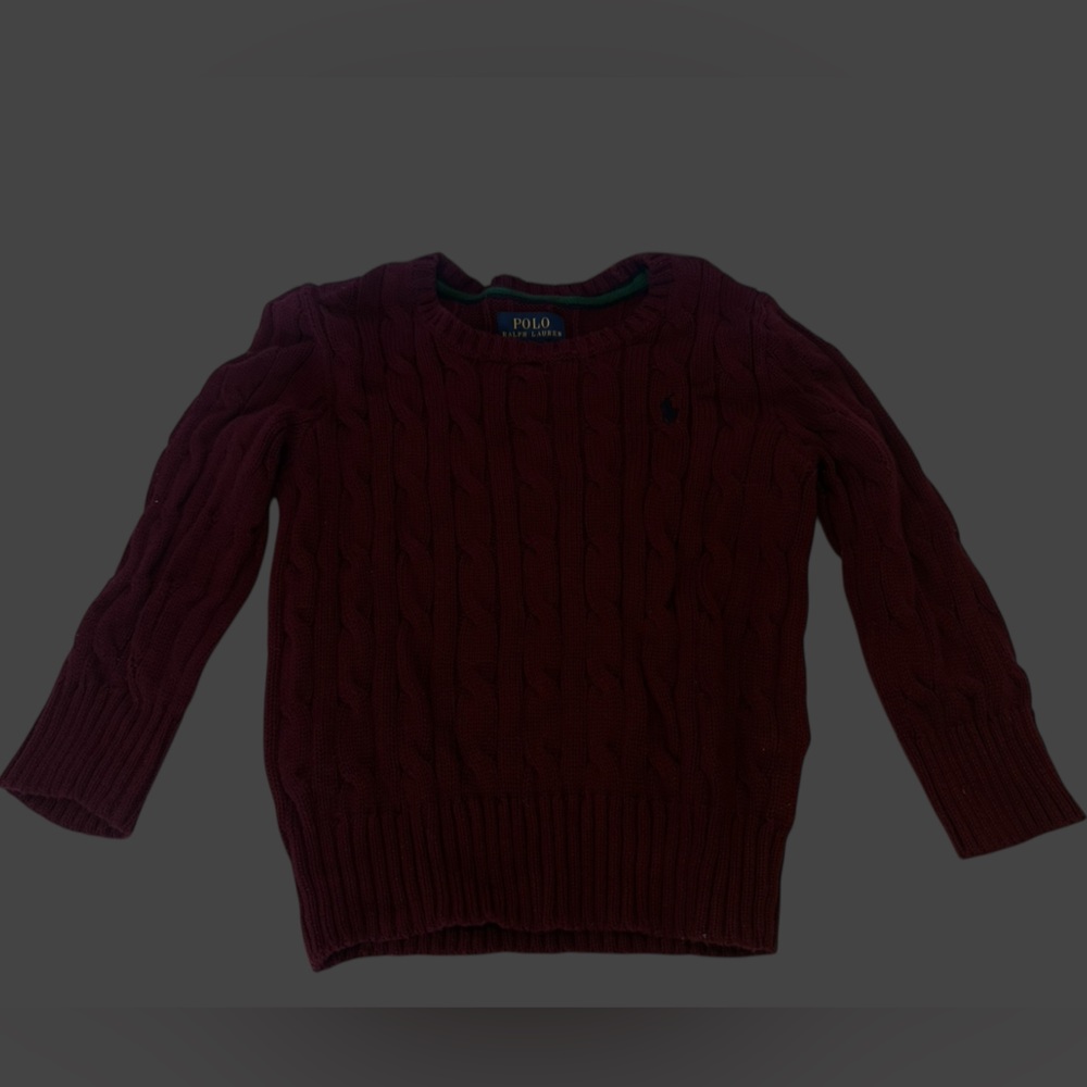 Polo Ralph Lauren Burgundy Crewneck Sweater